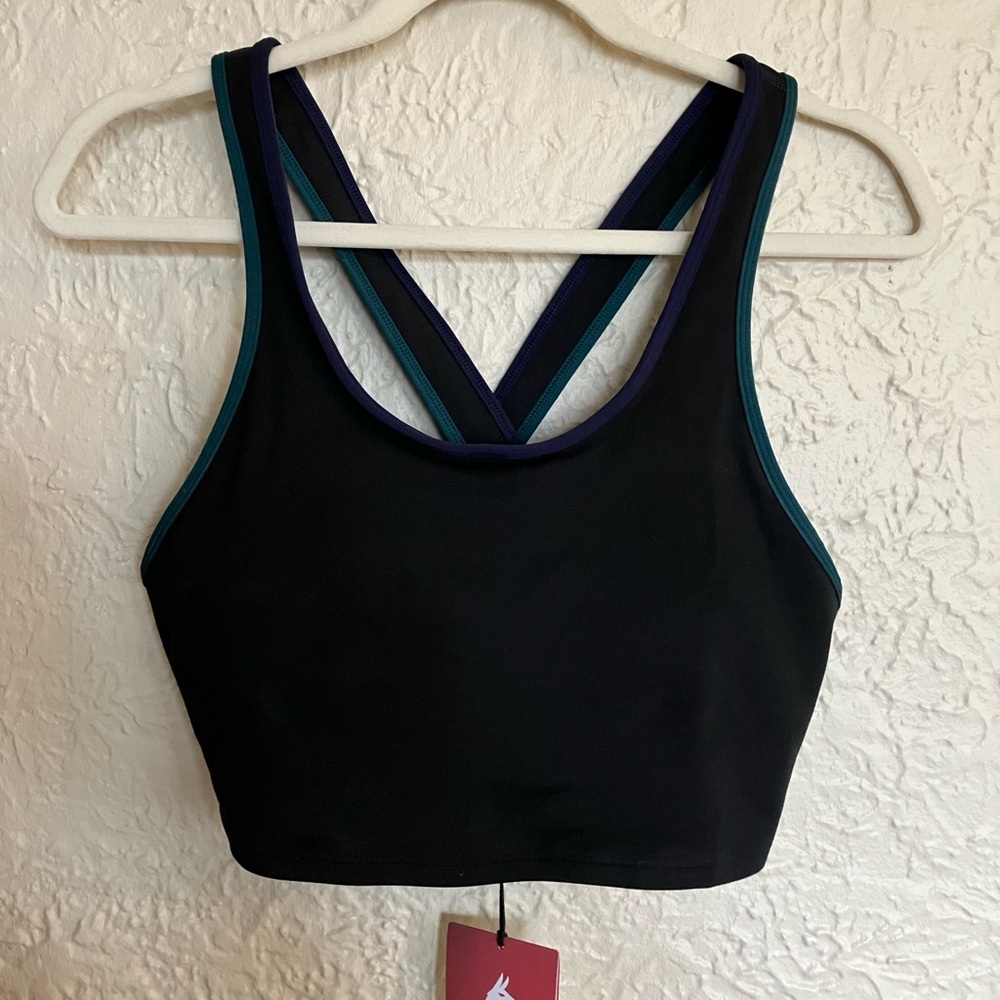 NWT Cotopaxi Black Longline Sports Bra